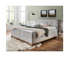 meise.möbel »Catania« Boxspringbett inkl. Bettkasten in hellgrau – erhältlich in 4 Größen