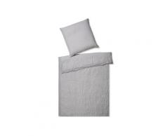 Elegante Casual Leinen Bettwäsche »Pure« Silber 7062-09 Bettwäsche 135x200 cm / 80x80 cm