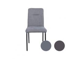 Möbilia »Lena« Stuhl 2er-Set dunkelgrau