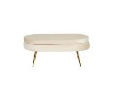 SalesFever »Arielle« Sitzpouf oval 99x44x40 cm / Schwarz