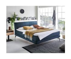 Kamjo »Nightflight« Boxspringbett inkl. Topper 180x200 cm / H2/H2 / Anouk silver