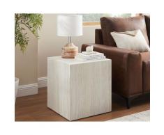 SalesFever »Dallas« Beistelltisch Travertinoptik 45x50x45 cm