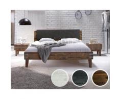 Hasena Factory-Line Massivholzbett Gola/Varus 160x200 cm braun