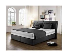 Winkle »Mallawi« Boxspringbett 140x200 cm / 9704 Anthrazit / H3