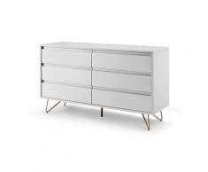 SalesFever »Lotta« Kommode III weiß 120x70x40 cm