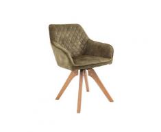 SalesFever »Mercur« Armlehnstuhl grün 59x85x61 cm