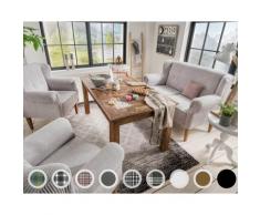Massivholz »Pavolo« Tischsofa 2-Sitzer / PK D 4809 / weiss