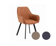 SalesFever »Columbus« Armlehnstuhl 2er-Set anthrazit