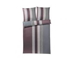 JOOP! »Cornflower Stripes« Deep Wine 4069-01 Bettwäsche / 135x200 cm / 80x80 cm