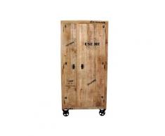 SIT »Rustic« Massivholz Mango Kleiderschrank