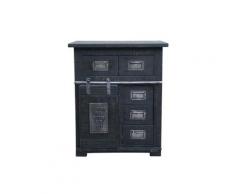 3S Frankenmöbel »Cosma« Massivholz Sideboard I grau