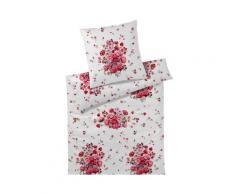 Elegante Comfort-Satin Bettwäsche »Blütenzauber« 2175-1 – erhältlich in 14 Größen