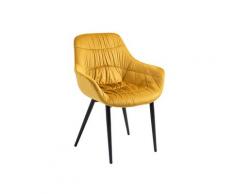 SalesFever »Harper« Armlehnstuhl senfgelb 63x81,5x61 cm