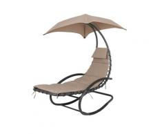 GartenZeit »Keros« Schaukelliege taupe