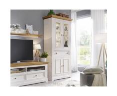 3S Frankenmöbel »Country« Massivholz Vitrine ll weiss