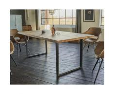 Massivholz »Fred« Wildeiche Esstisch Baumkante – erhältlich in 2 Größen