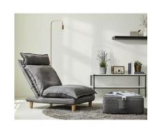 SalesFever »Davina« Sessel inkl. Hocker grau