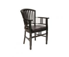 SIT »Samba« Stuhl mit Lehne Antik Akazie massiv