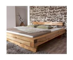 3S Frankenmöbel »Bella Notte IV« Massivholz Bett BE-0405 / 200x200 cm / Wildeiche