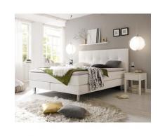 Hasena Boxspringbett Pronto Fleur 140x200 cm / 336 Kul smoke / Agrea-Top