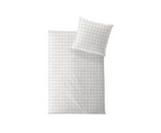 Hefel Luxus »Vienna« Tencel Bettwäsche silber 1120/451 Kissen / 80x80 cm