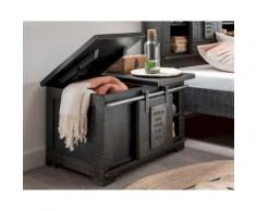 3S Frankenmöbel »Cosma« Massivholz TV Board VII grau – erhältlich in 1 Größen