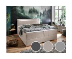 meise.möbel »Cooper I« Boxspringbett inkl. Bettkasten 180x200 cm / FARO anthrazit Nr. 24