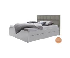 Hasena »Ozipa« Schublade Bett Weiss deckend, lackiert / 210 cm