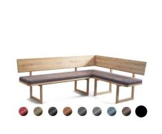 Schösswender »Deven« Eckbank 160/250 cm / Gavin 29 schwarz / Wildeiche Samtlack