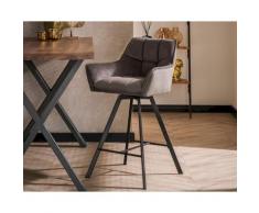 designline »Raster« Barstuhl Velvet champagner