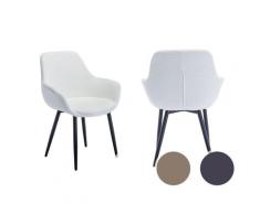 SalesFever »Bailey« Armlehnstuhl 2er-Set weiß