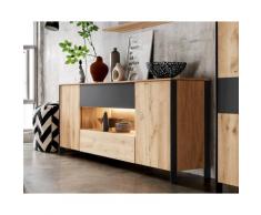 Massivholz »Boston« Sideboard 205x84x42 cm