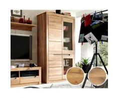 Massivholz »Basel« Vitrine I – erhältlich in 2 Holzarten