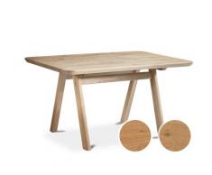 Schösswender »Deven« Esstisch 140x90 cm / Wildeiche Samtlack / ohne Steineinlage