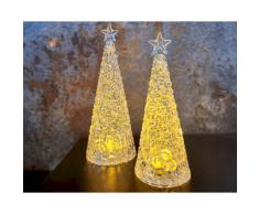 Sompex »Glamor« Tischleuchte Weihnachtsbaum mittel 33 cm / grün