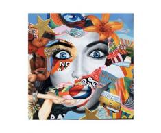 La Casa »Popart Lady Lilie-Stern-Van« Ölbild handbemalt auf Leinwand