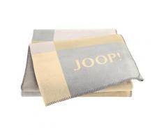 JOOP! »Mosaic« Wohndecke hellgelb-silber