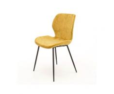 designline »Lalo« Esszimmerstuhl Golden velvet