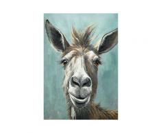 La Casa »Lächelnder Esel« Ölbild handbemalt 70x100 cm