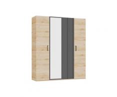 INFANSKIDS »Irony« Kleiderschrank 4-türig