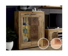 3S Frankenmöbel »Albero« Massivholz Highboard I WZ-0315 / Wildeiche / Links