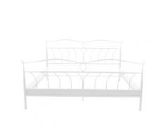 Actona »Line« Bett 105x208x146 cm / weiss