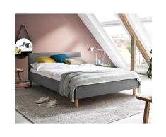 meise.möbel »Lena« Polsterbett hellgrau 140x200 cm