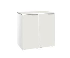 Hasena »Portina« Kommode Korpus MDF: 16-Anthracit / Front, Top: 80-Kernbuche natur, geölt