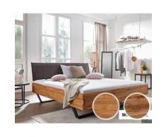 3S Frankenmöbel »Bellissima« Massivholz Bett BE-0573 / 200x200 cm / Wildbuche