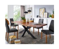 3S Frankenmöbel »Ohio« Massivholz Esstisch TI-0492 / 160x90 cm / Mango