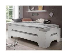 MassivHolz »Denver« Stapelbett weiß