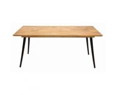 SIT Tom Tailor Mangoholz Esstisch - Gestell schwarz B 140 x H 77 x T 80 cm