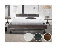 Hasena Factory-Line Massivholzbett Bloc Stabil/Inca 200x200 cm braun