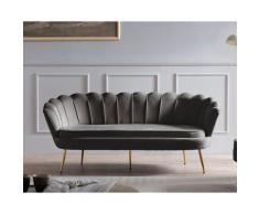 SalesFever »Arielle« Sofa schwarz 3-Sitzer